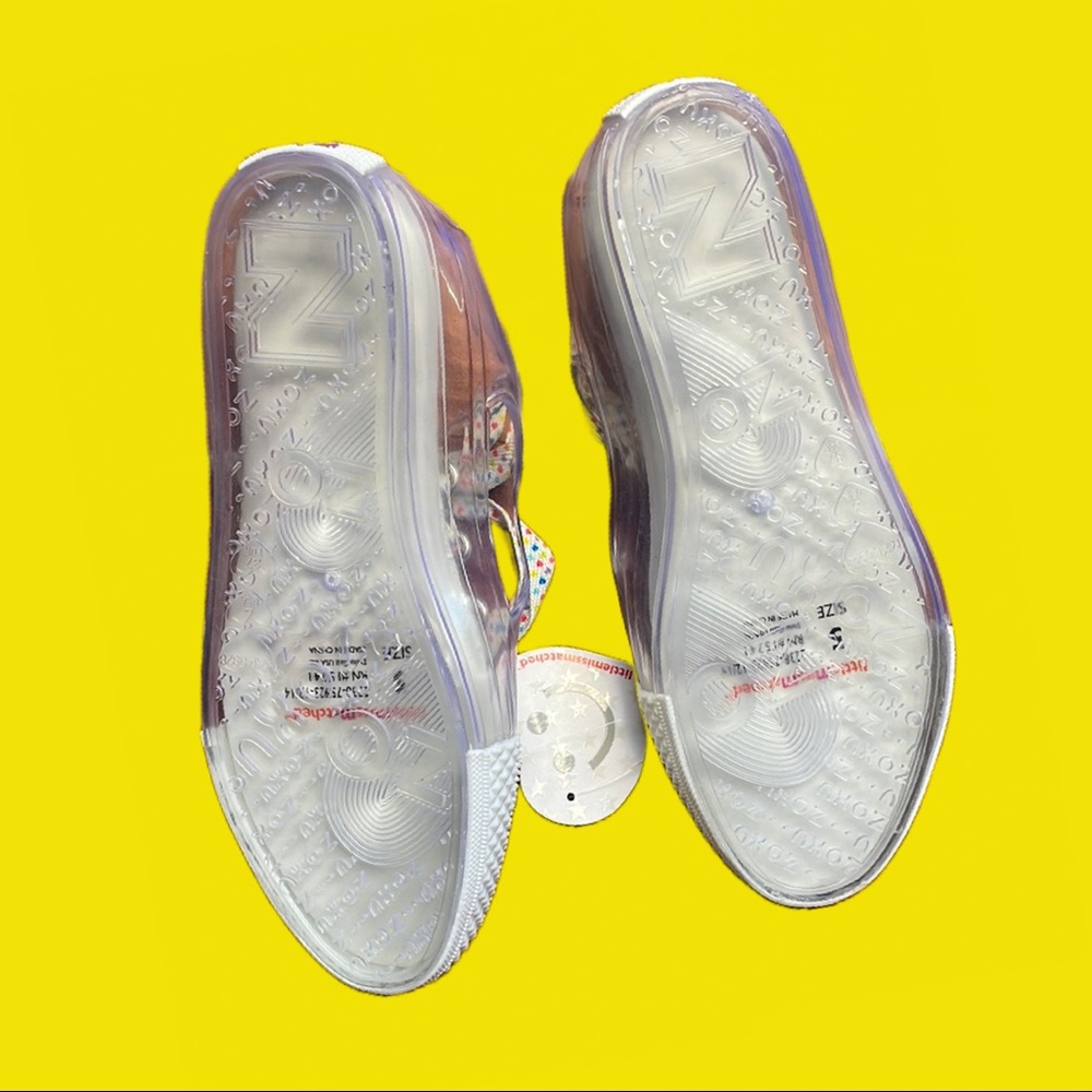Y2K Jelly Shoes Clear Zany Slingback Lace-Up Sneaker - LittleMissMatched - Picture 9 of 9
